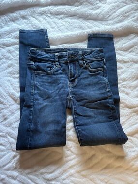American Eagle Outfitters Dark Blue Skinny Jeans